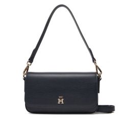 Torebka Tommy Hilfiger. Niebieskie torebki klasyczne Tommy Hilfiger, bez wzorów, klasyczne, bez dodatków. Za 509.99 zł.