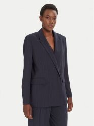 BOSS Marynarka Janka-DB2 50548492 Granatowy Relaxed Fit. Niebieskie marynarki i żakiety Boss, bez wzorów, z wiskozy, bez ramiączek. Za 1,259.00 zł.