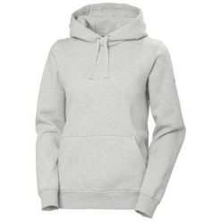 Bluza damska z kapturem Helly Hansen Elevate. Szare bluzy z kapturem Helly Hansen, bez wzorów, z bawełny, z kapturem. Za 488.50 zł.