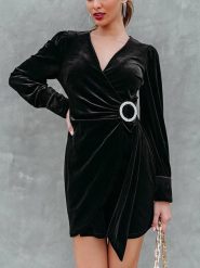 LA Angels Sukienka w kolorze czarnym rozmiar: XL. Czarne sukienki LA Angels, na imprezę, xl, z aplikacjami, z tkaniny, bez kołnierzyka, bez ramiączek, mini. Za 69.91 zł.