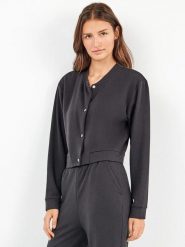 Gisela Bluza w kolorze antracytowym rozmiar: M. Czarne bluzy gisela, m, bez wzorów, bez ramiączek, bez kaptura. Za 60.45 zł.
