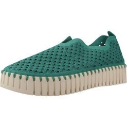 Buty ILSE JACOBSEN TULIP3373 Zielony. Zielone buty trekkingowe Ilse Jacobsen, bez wzorów, bez zapięcia, trekkingowe. Za 314.99 zł.