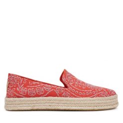 Espadryle Toms. Czerwone espadryle TOMS, bez wzorów, bez obcasa. Za 319.99 zł.