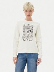 KARL LAGERFELD Bluza A2W20057 Écru Regular Fit. Bluzy KARL LAGERFELD, xxl, bez wzorów, z bawełny, bez kaptura. Za 479.99 zł.