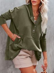 Milan Kiss Bluza w kolorze khaki rozmiar: M. Brązowe bluzy Milan Kiss, m, bez wzorów, bez ramiączek, z kapturem. Za 171.28 zł.