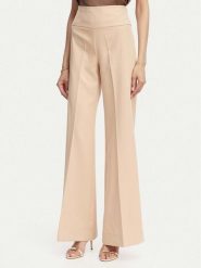 ACCESS FASHION Spodnie materiałowe 63-5022-135 Beżowy Flare Fit. Brązowe spodnie materiałowe ACCESS FASHION, bez wzorów, z materiału. Za 519.99 zł.