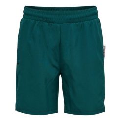 Szorty tkane dla dzieci Hummel Move Grid. Zielone szorty Hummel, bez wzorów, sportowe. Za 200.50 zł.