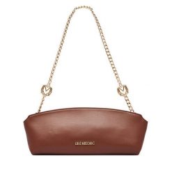 Torebka LOVE MOSCHINO. Brązowe torebki klasyczne Love Moschino, bez wzorów, klasyczne, bez dodatków. Za 749.99 zł.