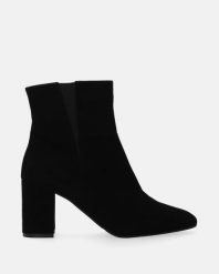 ELEGANCKIE BOTKI ZE SKÓRY ZAMSZOWEJ E005SUBLOBB116. Botki Venezia, bez wzorów, ze skóry, eleganckie, bez obcasa, bez zapięcia. Za 539.00 zł.