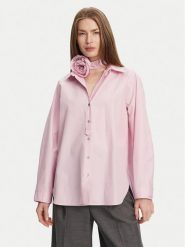 Marella Koszula Von 2513111014 Różowy Relaxed Fit. Czerwone koszule Marella, bez wzorów, z bawełny, bez kołnierzyka, bez ramiączek. Za 789.99 zł.