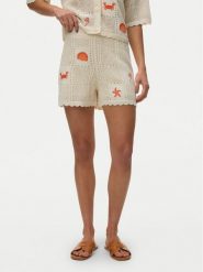Vero Moda Szorty materiałowe Esmey 10350992 Beżowy jasny Regular Fit. Brązowe szorty Vero Moda, bez wzorów, z bawełny. Za 159.99 zł.