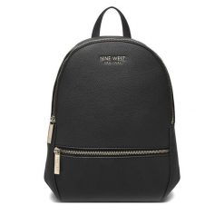 Plecak Nine West. Czarne plecaki Nine West, bez wzorów, bez dodatków. Za 249.99 zł.