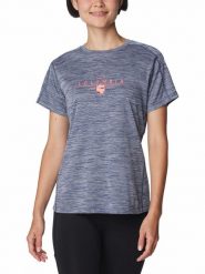 Columbia Koszulka sportowa "Zero Rules™" w kolorze niebieskim rozmiar: M. Niebieskie t-shirty sportowe Columbia, m, bez wzorów, z materiału, bez ramiączek, outdoorowe. Za 79.21 zł.