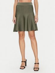 Guess Spódnica midi W5GD0U Z2XY0 Zielony Regular Fit. Zielone spódnice Guess, xxl, z aplikacjami, z wiskozy, midi. Za 369.99 zł.