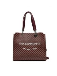 Emporio Armani Torebka Y3D158 YWS0E 80801 Brązowy. Brązowe torebki klasyczne Emporio Armani, bez wzorów, ze skóry, bez dodatków. Za 1,109.00 zł.