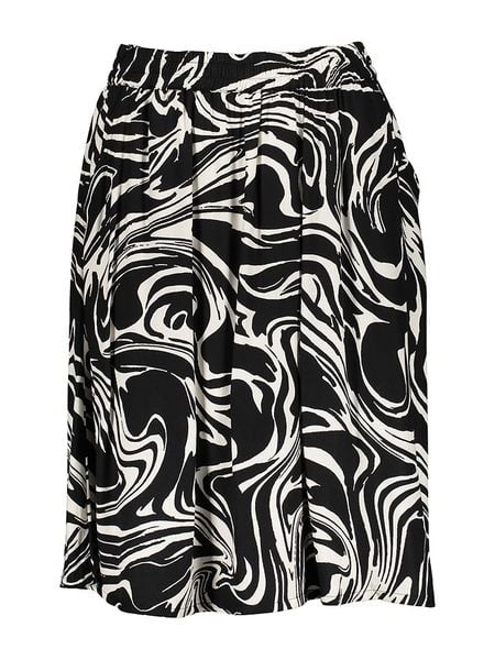 Kaffe Spódnica w kolorze czarno-białym rozmiar: 40. Białe spódnice Kaffe, bez wzorów, midi. Za 74.63 zł.