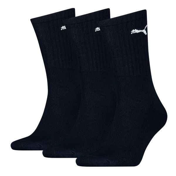 Puma Skarpety Sport Crew 3-Pack 88035519. Niebieskie skarpetki Puma, bez wzorów, z bawełny. Za 62.21 zł.