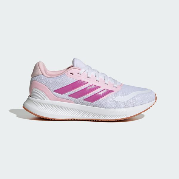 Buty Runfalcon 5. Białe buty do biegania adidas, bez wzorów, z gumy, bez zapięcia, do biegania. Za 169.15 zł.