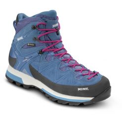 Buty trekkingowe damskie Meindl Tonale z membraną Gore - Tex. Niebieskie buty trekkingowe MEINDL, z gore-texu, bez zapięcia. W wyprzedaży za 831.35 zł.