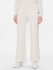 DKNY Sport Spodnie materiałowe DP3P3339 Écru Wide Leg. Spodnie materiałowe DKNY Sport, bez wzorów, z materiału, sportowe. Za 219.99 zł.