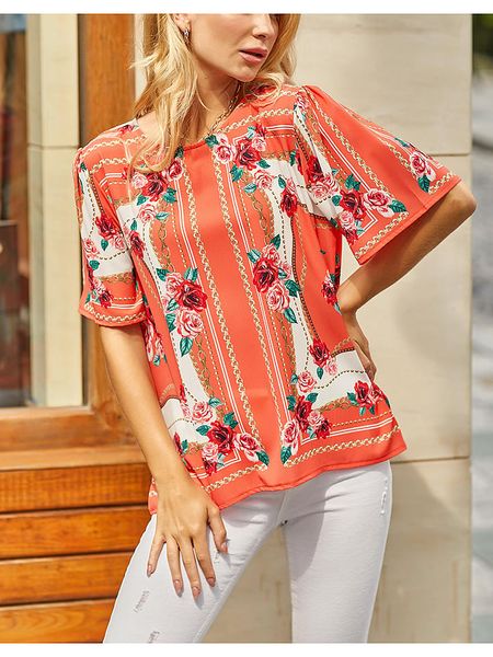 LA Angels Bluzka w kolorze pomarańczowym rozmiar: XL. Pomarańczowe bluzki LA Angels, xl, bez wzorów, bez kołnierzyka, bez ramiączek. Za 87.40 zł.