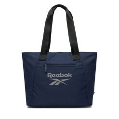 Torebka Reebok. Niebieskie shopper bag Reebok, bez wzorów, bez dodatków. Za 79.99 zł.