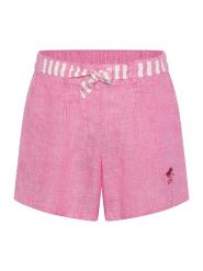 Polo Sylt Szorty w kolorze jasnoróżowym rozmiar: 158/164. Różowe szorty Polo Sylt, bez wzorów, ze lnu. Za 66.16 zł.