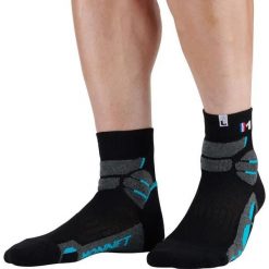 Skarpetki Monnet Mid Expert. Niebieskie skarpetki MONNET, bez wzorów, z materiału. Za 109.50 zł.
