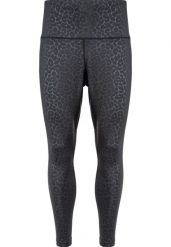 Damskie legginsy Q Sportswear Siantar Long. Czarne legginsy sportowe ENDURANCE Q, bez wzorów, z materiału, do biegania. Za 238.00 zł.