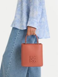 Nine West Torebka CEO-Verona-LDA8887 Pomarańczowy. Brązowe torebki klasyczne Nine West, bez wzorów, z materiału, bez dodatków. Za 179.99 zł.