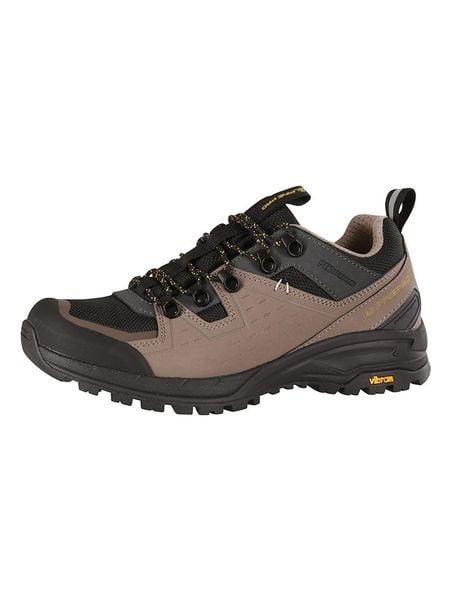 Alpine Pro Buty turystyczne "Omere" w kolorze beżowo-czarnym rozmiar: 43. Brązowe buty trekkingowe Alpine Pro, bez wzorów, z materiału, bez zapięcia, outdoorowe. Za 483.17 zł.