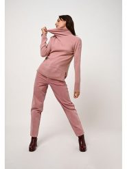 AUTHENTIC CASHMERE Kaszmirowy golf "Fornet" w kolorze jasnoróżowym rozmiar: S. Różowe swetry AUTHENTIC CASHMERE, s, bez wzorów, z kaszmiru, bez ramiączek. Za 432.45 zł.