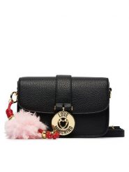 LOVE MOSCHINO Torebka JC4235PP0PKI0000 Czarny. Czarne listonoszki Love Moschino, bez wzorów, ze skóry, bez dodatków. Za 949.99 zł.
