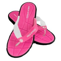Japonki basenowe damskie Aqua Speed Bali. Czarne japonki Aqua-Speed, bez wzorów, sportowe. Za 36.99 zł.