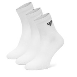 Skarpety długie Roxy. Białe skarpetki Roxy, bez wzorów. Za 34.99 zł.