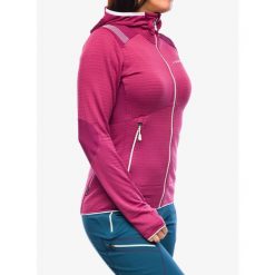 Bluza z kapturem damska La Sportiva Lucendro Thermal Hoody. Niebieskie bluzy La Sportiva, m, bez wzorów, bez ramiączek, z kapturem. Za 713.99 zł.