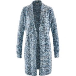 Długi sweter rozpinany, długi rękaw bonprix szaroniebieski melanż. Swetry marki bonprix. Za 54.99 zł.