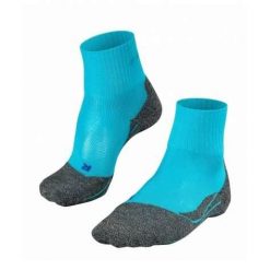 Skarpetki damskie Falke TK2 Short Cool. Szare skarpetki Falke, bez wzorów, z elastanu. Za 151.00 zł.