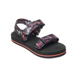 Sandały dla Kobiety ROXY CAGE Czarny. Czerwone sandały Roxy, bez wzorów, z gumy, bez obcasa, bez zapięcia. Za 209.99 zł.