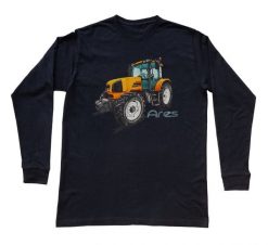 Renault Ares — bluzka z długim rękawem (Rozmiar: 12 - 14 lat; Kolor koszulki: czarny; Rodzaj nadruku: Renault Ares). Czarne bluzki nikiniki, s, bez wzorów, z bawełny, bez kołnierzyka, bez ramiączek. Za 79.00 zł.