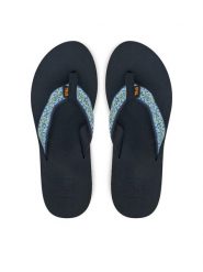 Teva Japonki Mush II 4198 Niebieski. Niebieskie japonki Teva, bez wzorów, z materiału. Za 159.99 zł.