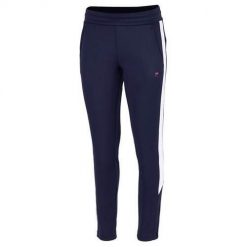 Spodnie treningowe damskie Fila Janice. Niebieskie spodnie dresowe Fila, bez wzorów, z dresówki. Za 397.00 zł.