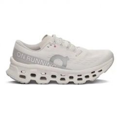 Buty do biegania damskie On Cloudmonster. Białe buty do biegania On, bez wzorów, z materiału, bez zapięcia, do biegania. Za 957.05 zł.