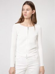 Hugo Kardigan Sasheen 50446971 Biały Regular Fit. Białe swetry Hugo, xs, bez wzorów, z syntetyku, bez ramiączek. Za 799.99 zł.