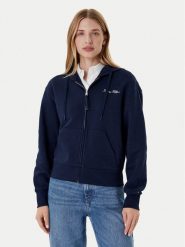 Tommy Hilfiger Bluza Script WW0WW45742 Granatowy Regular Fit. Niebieskie bluzy Tommy Hilfiger, m, bez wzorów, z bawełny, bez kaptura. Za 449.99 zł.