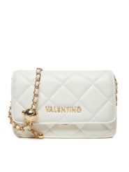 Valentino Torebka Ocarina VBS3KK52R Biały. Białe listonoszki Valentino, bez wzorów, ze skóry, bez dodatków. Za 579.99 zł.