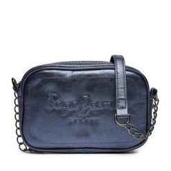 Torebka Pepe Jeans. Niebieskie listonoszki Pepe Jeans, bez wzorów, z jeansu, bez dodatków. Za 169.99 zł.