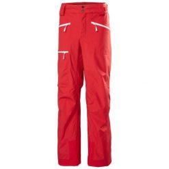 Spodnie narciarskie dla kobiet Helly Hansen Acer 3L Shell. Czerwone spodnie narciarskie Helly Hansen, bez wzorów, narciarskie. Za 1,702.00 zł.