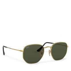 Okulary przeciwsłoneczne Ray-Ban. Żółte okulary przeciwsłoneczne Ray-Ban, bez wzorów, złote. Za 539.99 zł.