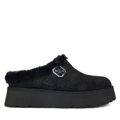 Śniegowce Guess. Czarne śniegowce Guess, z aplikacjami, bez zapięcia. Za 539.99 zł.